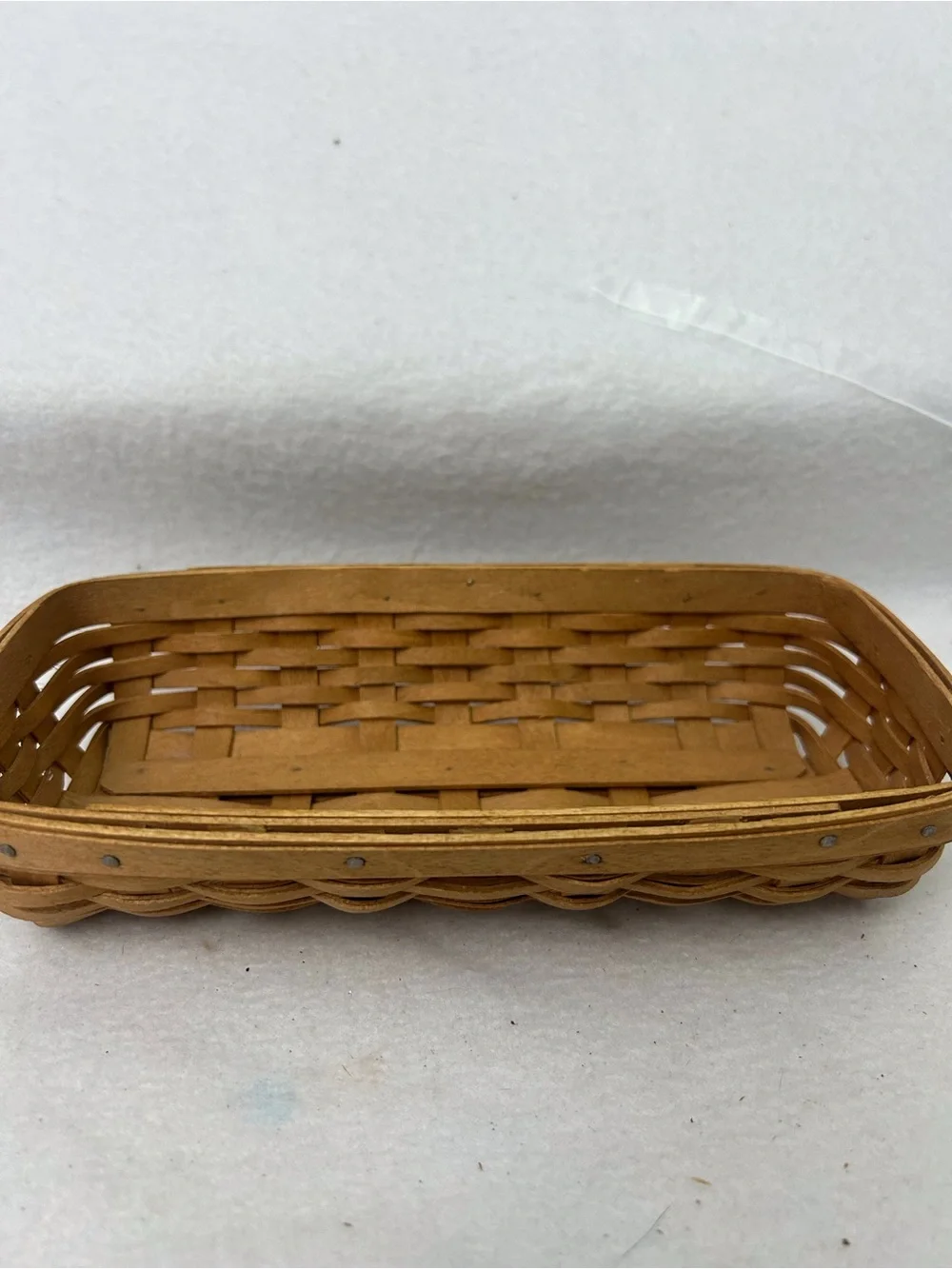 Longaberger 2003 Miniature Bread / Cracker Basket